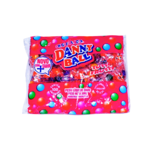 Chicletes de bola sortido Tutti Frutti Danny Ball