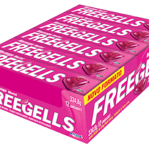 Bala Freegells Drops Com 12 Unidades - Escolha o Seu Sabor