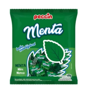 Bala Menta Mastigável 400g Peccin