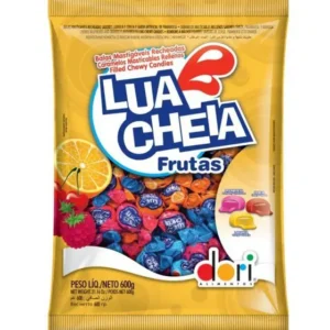 Bala Lua Cheia Frutas 600g