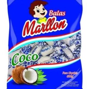 Bala de côco Marllon embrulhadas original festa pacote 600g