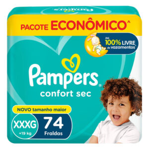 Pampers Confort Sec XXXG 74 unidades Pampers Confort Sec